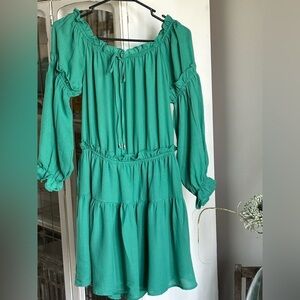HYFVE Green Long Sleeve Dress